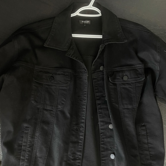 BLACK DENIM JACKET - Picture 1 of 2
